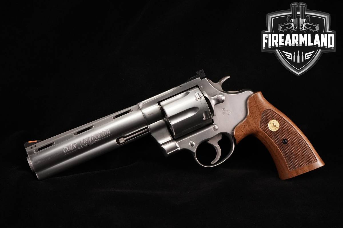 HAND-CANNON 1991 Colt Anaconda 44-Magnum 6" Stainless Colt-Anaconda OG-CASE
