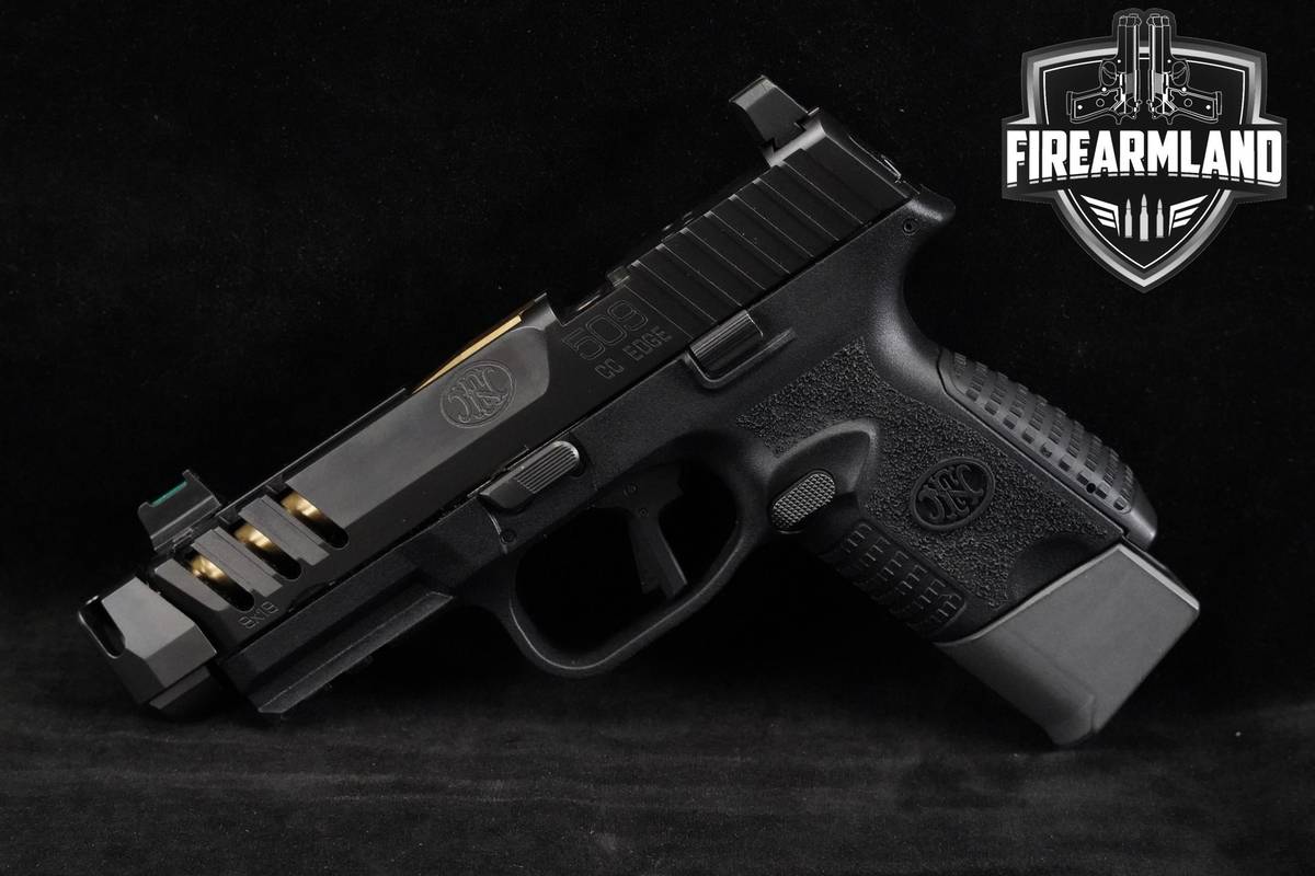 UNIQUE FN 509 CC Edge 9mm 4.2" Graphite Gray FN509 +6 MAGS & ORIG BOX