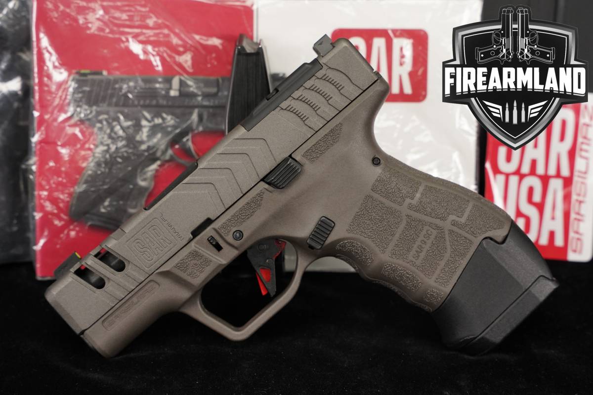 Sarsilmaz SAR 9 SAR9 SC Gen 2 9mm 3.3 Platinum +TWO MAGS & ORIG CASE