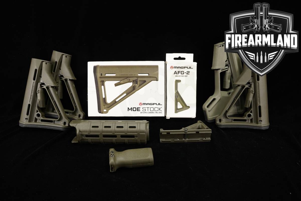 Magpul Industries 5x FIVE ODG Stock Handguard & Grips AR STOCKS