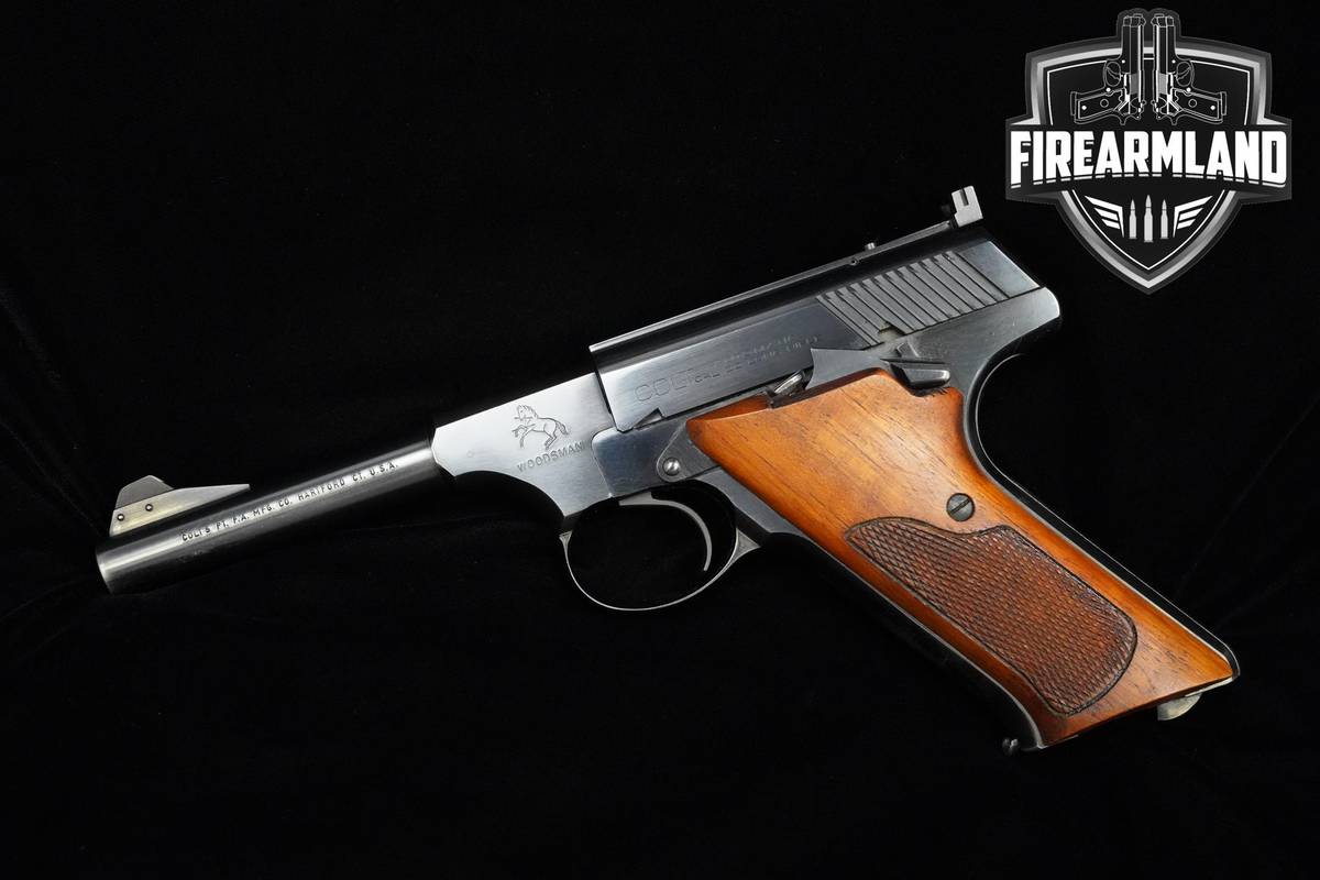 1956 Colt Woodsman Sport Third Series 22LR 4.5" Blued Colt +ORIG BOX