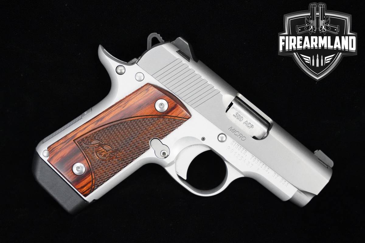 Kimber Micro 380 ACP Stainless Rosewood Kimber Micro380 Micro-380 +3 MAGS