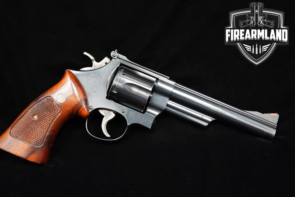 1989 Smith & Wesson (S&W) Model 29-3 44 Magnum 6" Blued S&W 29-3 DA/SA