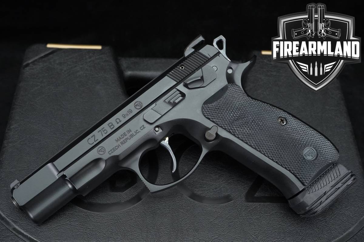 DISCONTINUED CZ 75 B Omega Convertible 9mm 4.6" CZ75B 75B +8 MAGS & CASE