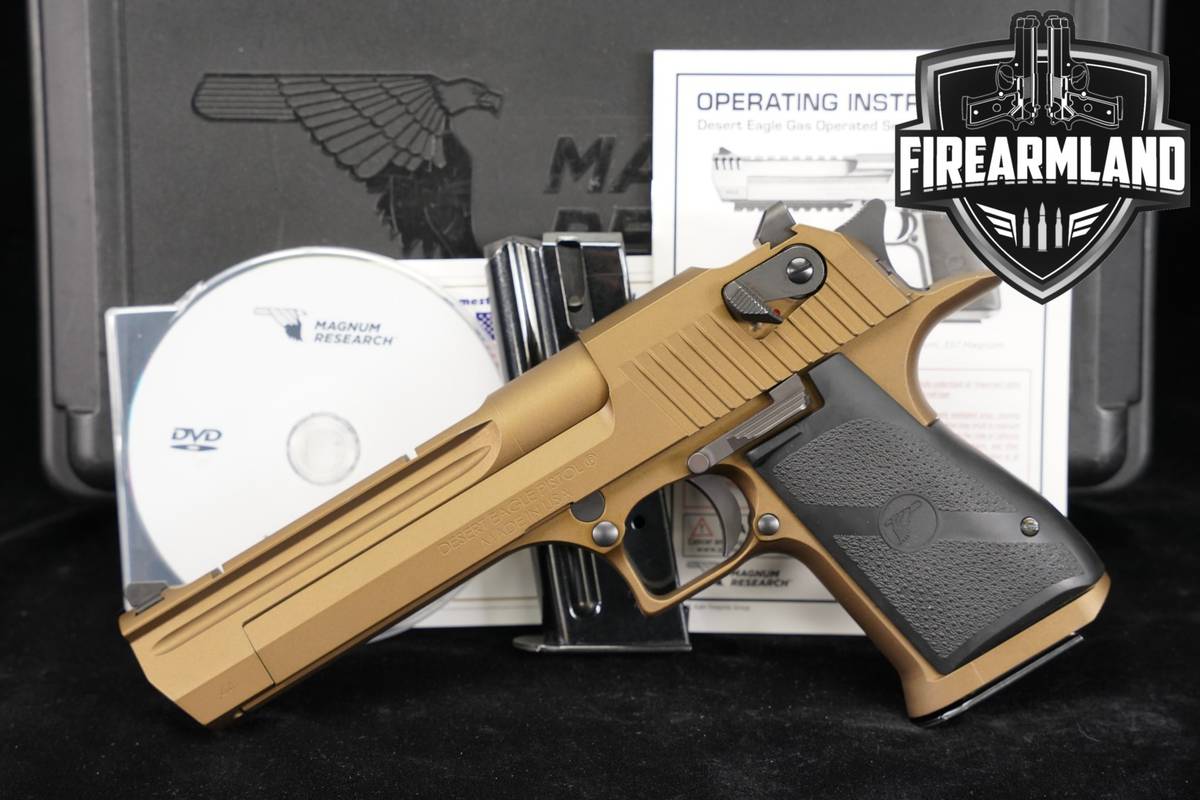 DEAGLE Magnum Research Desert Eagle Mark XIX 44 Mag MK 19 2 MAGS, ORIG CASE