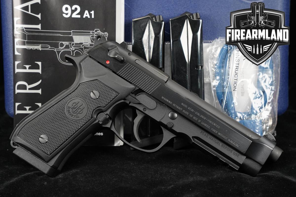 Beretta 92A1 9mm 4.9" 92-A1 +3 MAGS & ORIG CASE