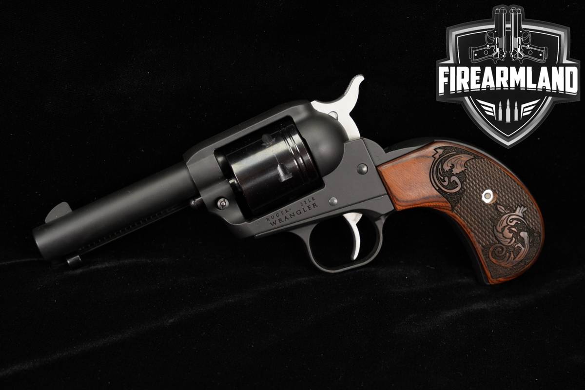 Ruger Wrangler Birdshead 22LR 3.75" Matte Dark Gray Cerakote
