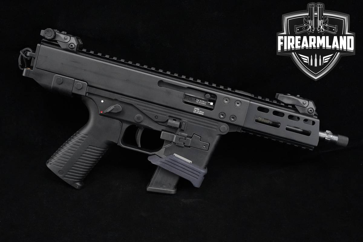 Brugger & Thomet (B&T) GHM9 9mm 7" B&T-GHM9 APC-9 +3 MAGS & ORIG CASE