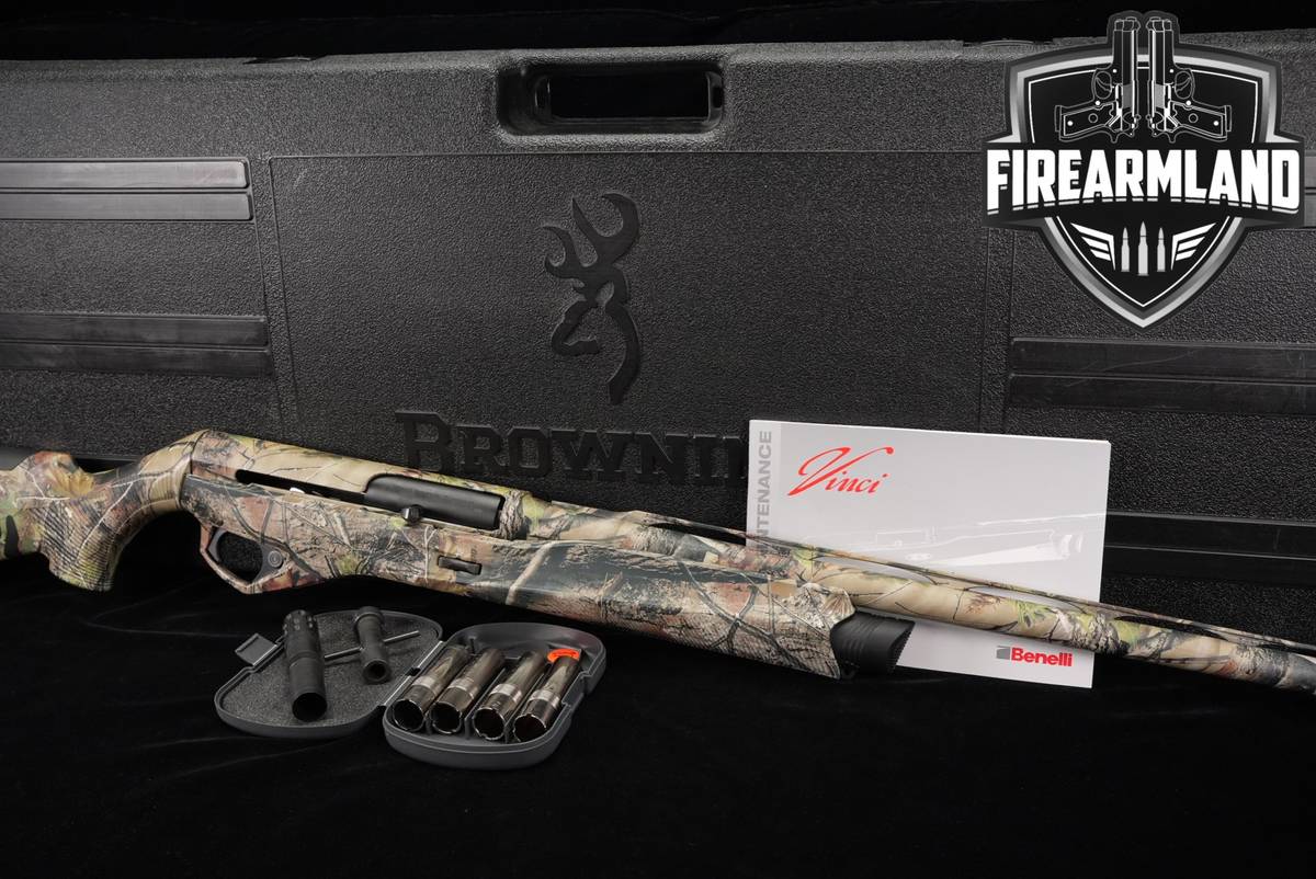 Benelli Super Vinci 12-Gauge 26 Realtree Camo 3.5" Inertia-Driven +CASE