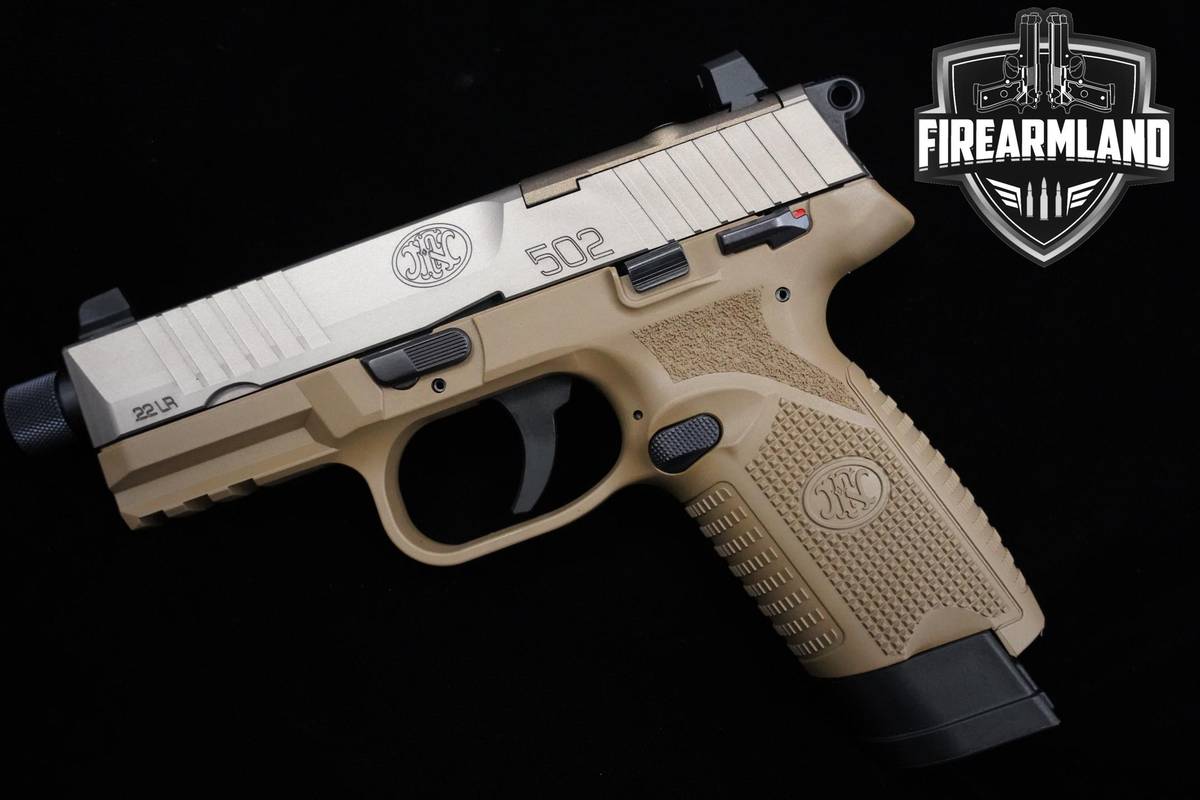 FN Umarex 502 Tactical 22LR 4.6" FDE FN +ORIG CASE