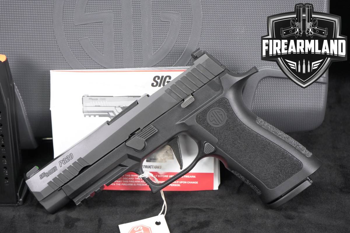 Sig Sauer P320 XFULL X-Series Optics-Ready 9mm 4.7 P 320 +3 MAGS, ORIG CASE