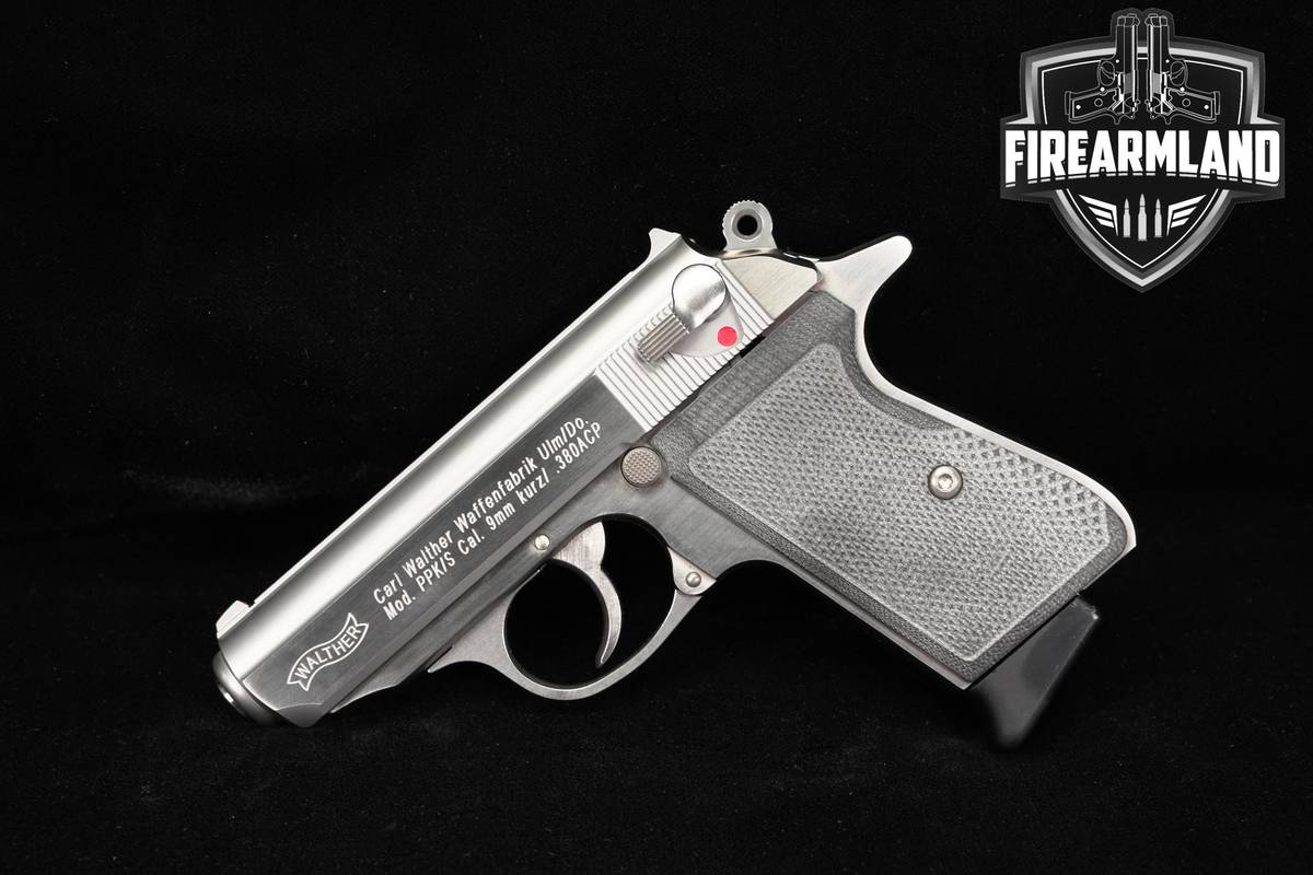 Walther PPK/S 380-ACP 3.3" Stainless +2 MAGS & ORIG CASE