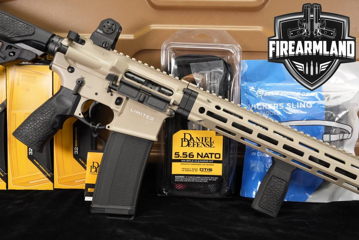 LIMITED Daniel Defense DD4 V7 Carbine Desert Sage AR-15 AR15 DDM4 +5 MAGS