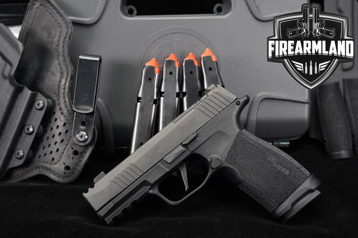Sig Sauer P365-XMACRO COMP 9mm 3.1" P 365 X Macro +5 MAGS, HOLSTERS, CASE