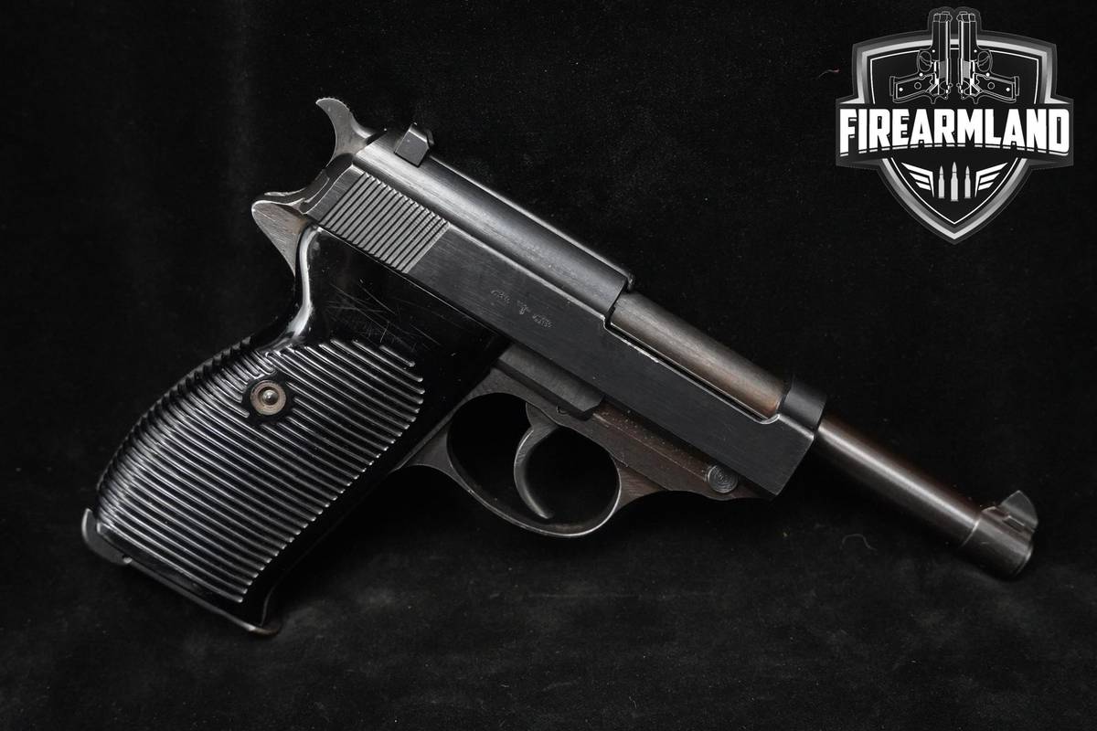 LATE-WAR 1944 Mauser P.38 9mm 4.9" Blued Mauser byf P-38 WWII P38 DA/SA WW2