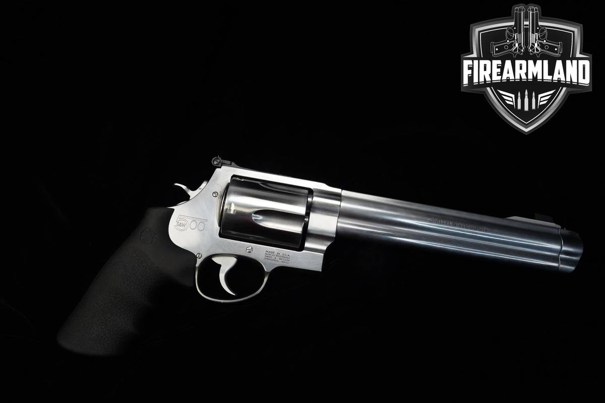 Smith & Wesson (S&W) Model 500 Stainless Steel S&W 500 M500 +ORIG CASE