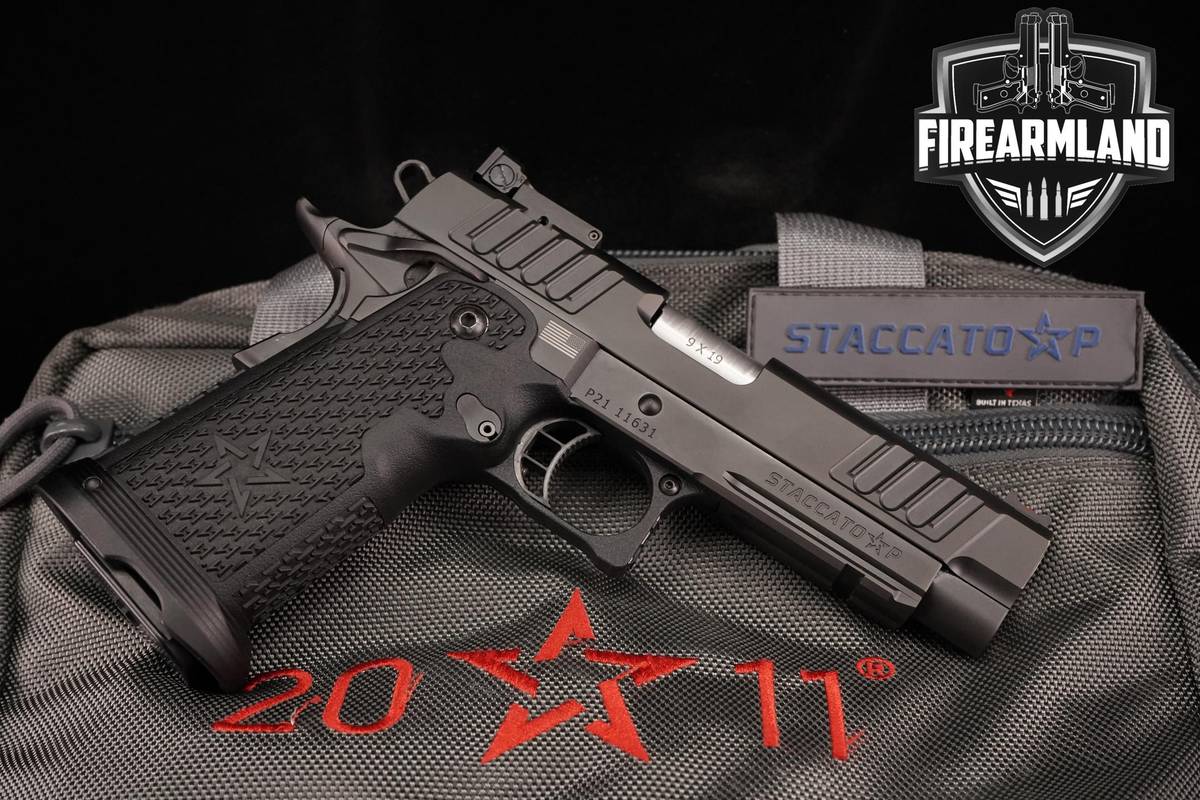 Staccato STI P 9mm 1911-2011 4.4" 2011 +2 MAGS & ORIG CASE