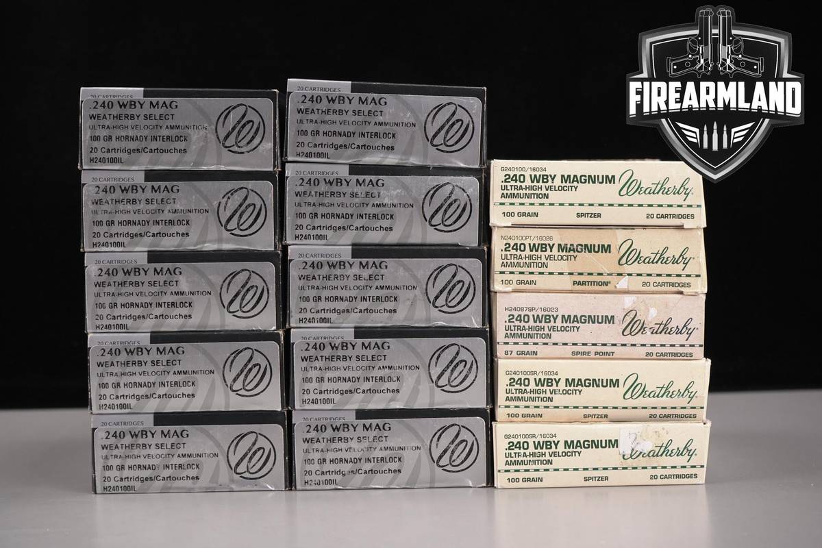 300 RDS! 240 Wby Magnum Ammo 240Weatherby Mag