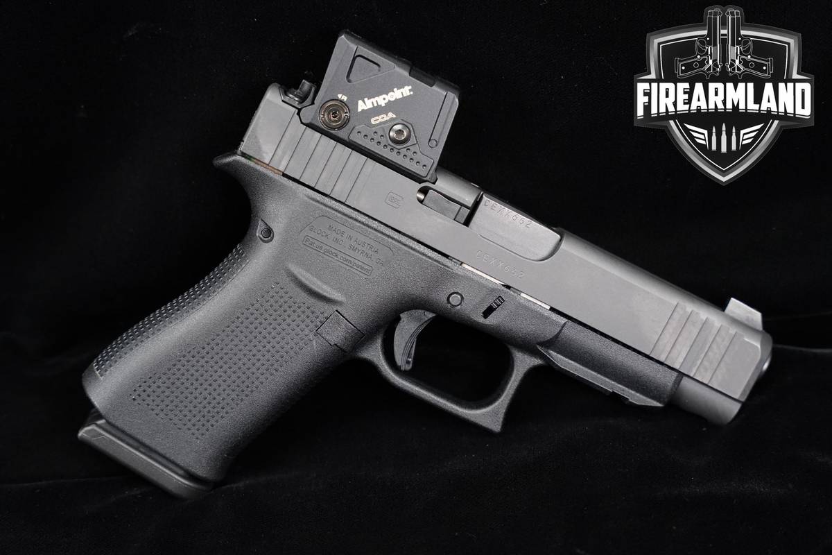 Glock 48 Aimpoint COA A-CUT 9mm G48 +2 MAGS, ORIG CASE & OPTIC