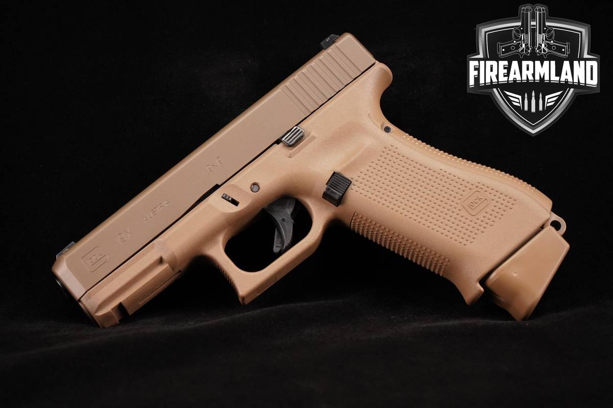 Glock 19X Crossover 9mm 4.02" Coyote nPVD G19 X G19X +3 MAGS & ORIG CASE