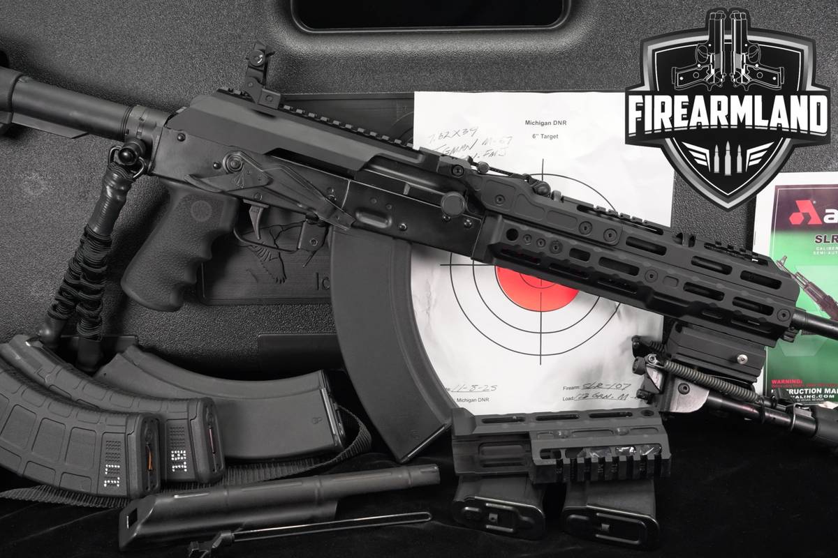 UPGRADES Arsenal BULGARIA SLR-107R 7.62x39 AKM AK 16.25" +6 MAGS & ORIG BOX