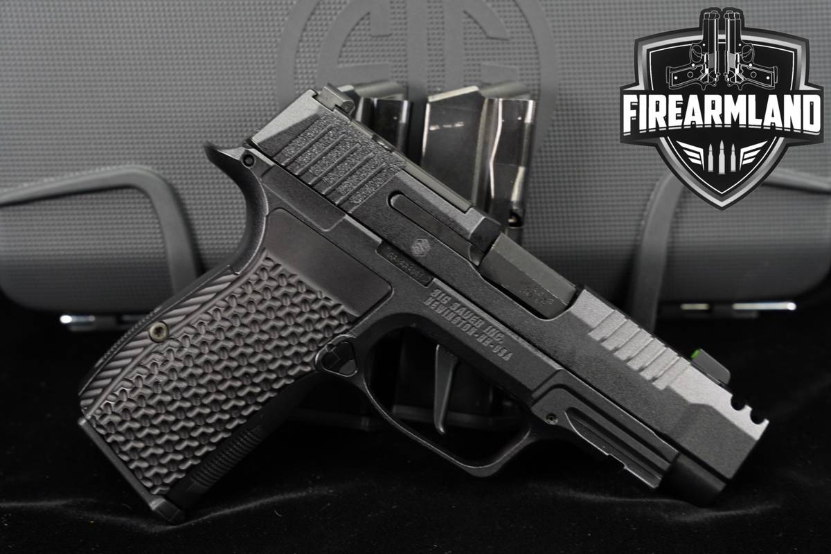 Sig Sauer P365 AXG LUXE Comp 380 ACP 3.1 Stainless P 365 +3 MAGS, ORIG CASE