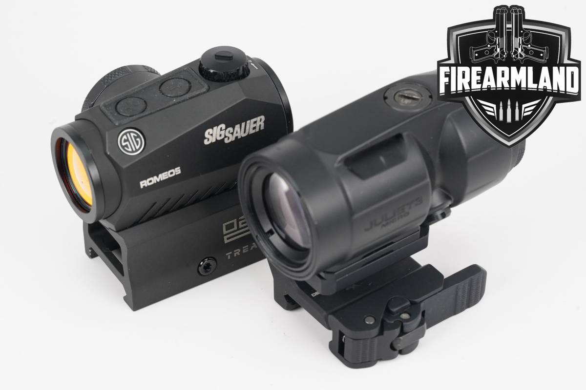 Sig Sauer Romeo5 Tread Red Dot & Juliet3-Micro 3X Magnifier Combo Romeo 5
