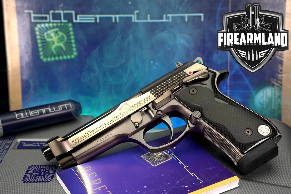 LIMITED EDITION 2002 P Beretta 92 Billennium 9mm +2 MAGS & ORIG BOX