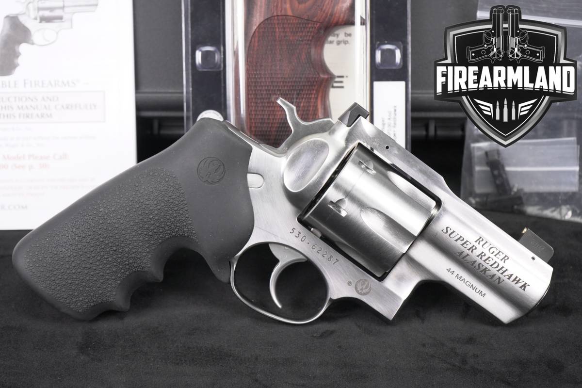 Ruger Super Redhawk Alaskan 44 Magnum 2.5 Satin Stainless +ORIG CASE