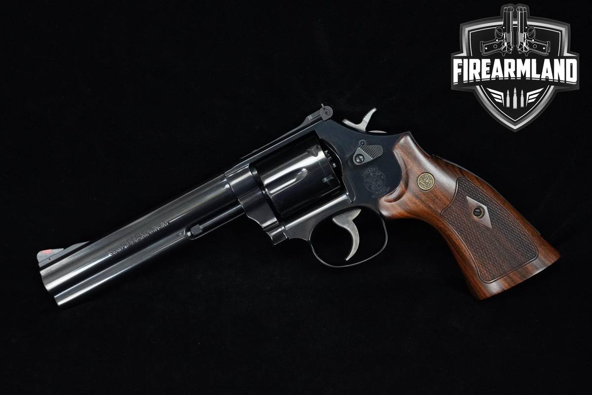 Smith & Wesson Model 586-8 357-Magnum 6" Blued S&W 586-8 DA/SA