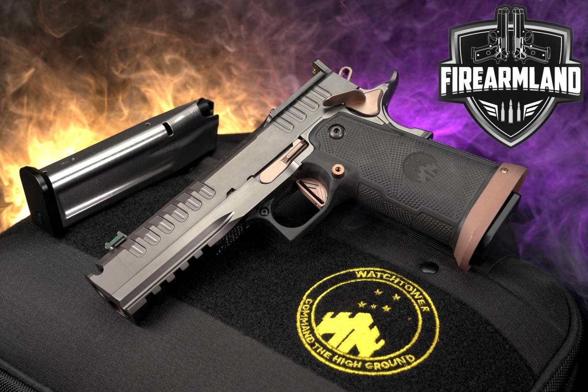 Watchtower Apache 9mm Optics-Ready 1911 Graphite Gray +2 MAGS & ORIG CASE