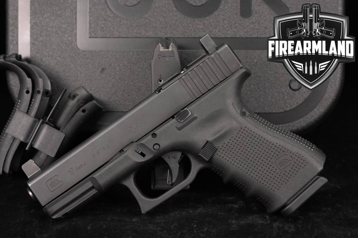 Glock 19 Gen4 MOS G19 Gen 4 9mm 4.02 +2 MAGS & ORIG BOX