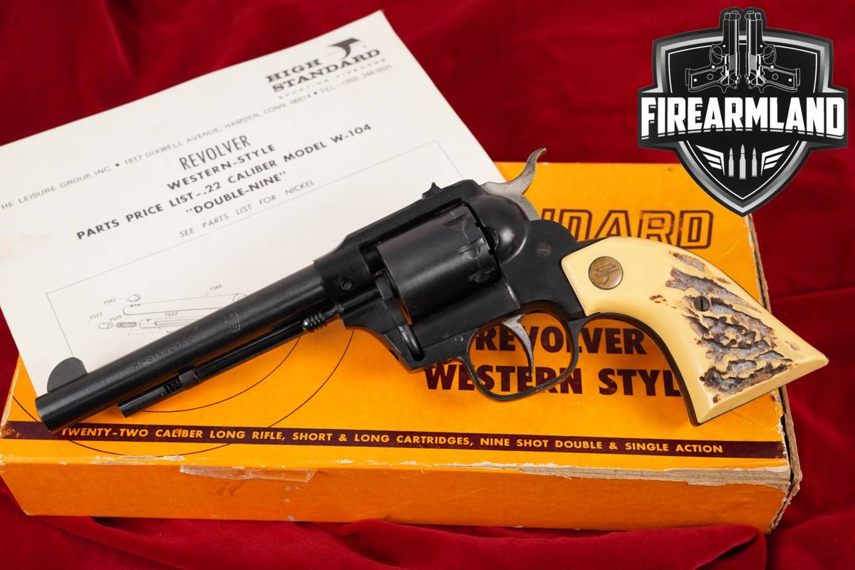 1960s High Standard Double-Nine W-104 Western-Style 22LR DA/SA Double9 9