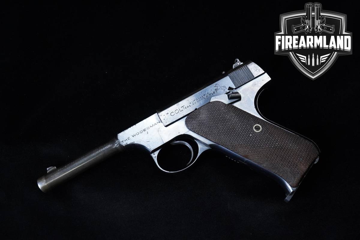 1934 Colt The Woodsman First Series 22LR 4.5" Blued Colt 22-LR