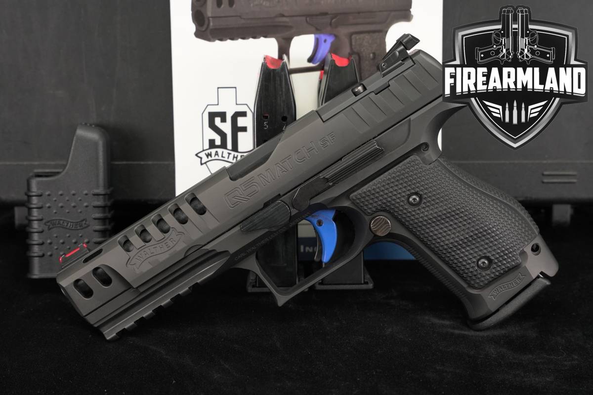 Walther Q5 Match SF 9mm Optics‑Ready +3 MAGS & ORIG CASE