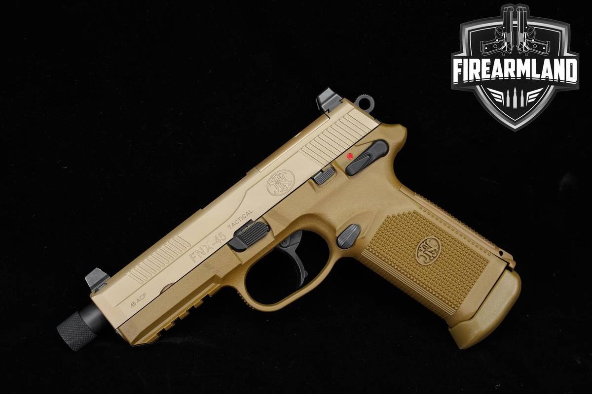 FN FNX-45 Tactical 45ACP 5.3" FDE 45T +3 MAGS & ORIG CASE