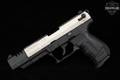 Walther P22 Target; Smith & Wesson Import .22 LR Two-Tone Nickel in Good Condition Image 3