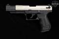 Walther P22 Target; Smith & Wesson Import .22 LR Two-Tone Nickel in Good Condition Image 4