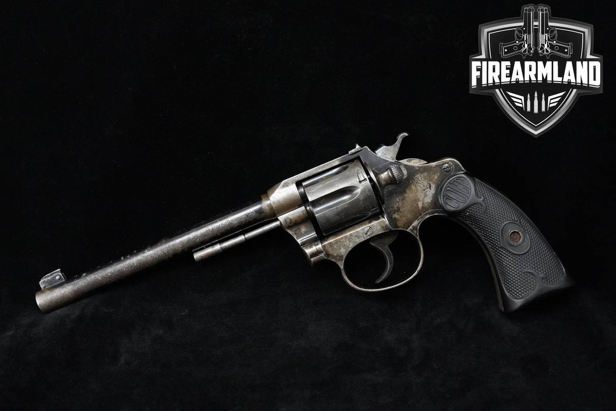 ANTIQUE 1917 Colt Police Positive Target 22LR 6" Blued Colt Police Positive