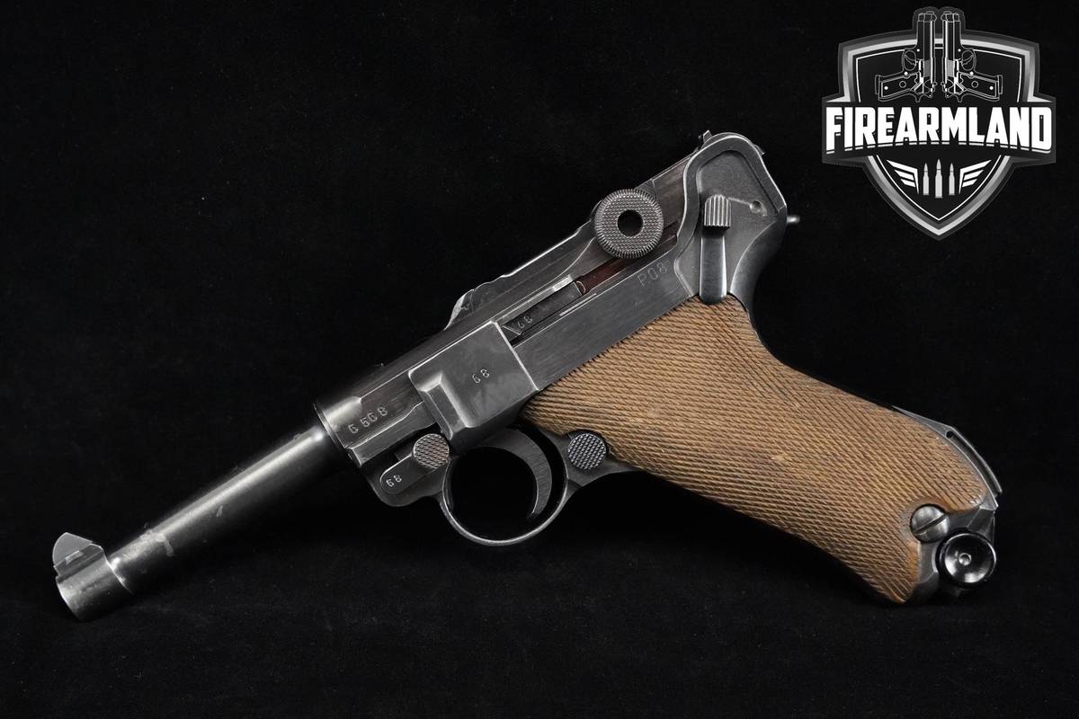 THIRD REICH 1942 Mauser P.08 Luger 9mm 3.9" Mauser-P.08 WW2 byf P08 P-08