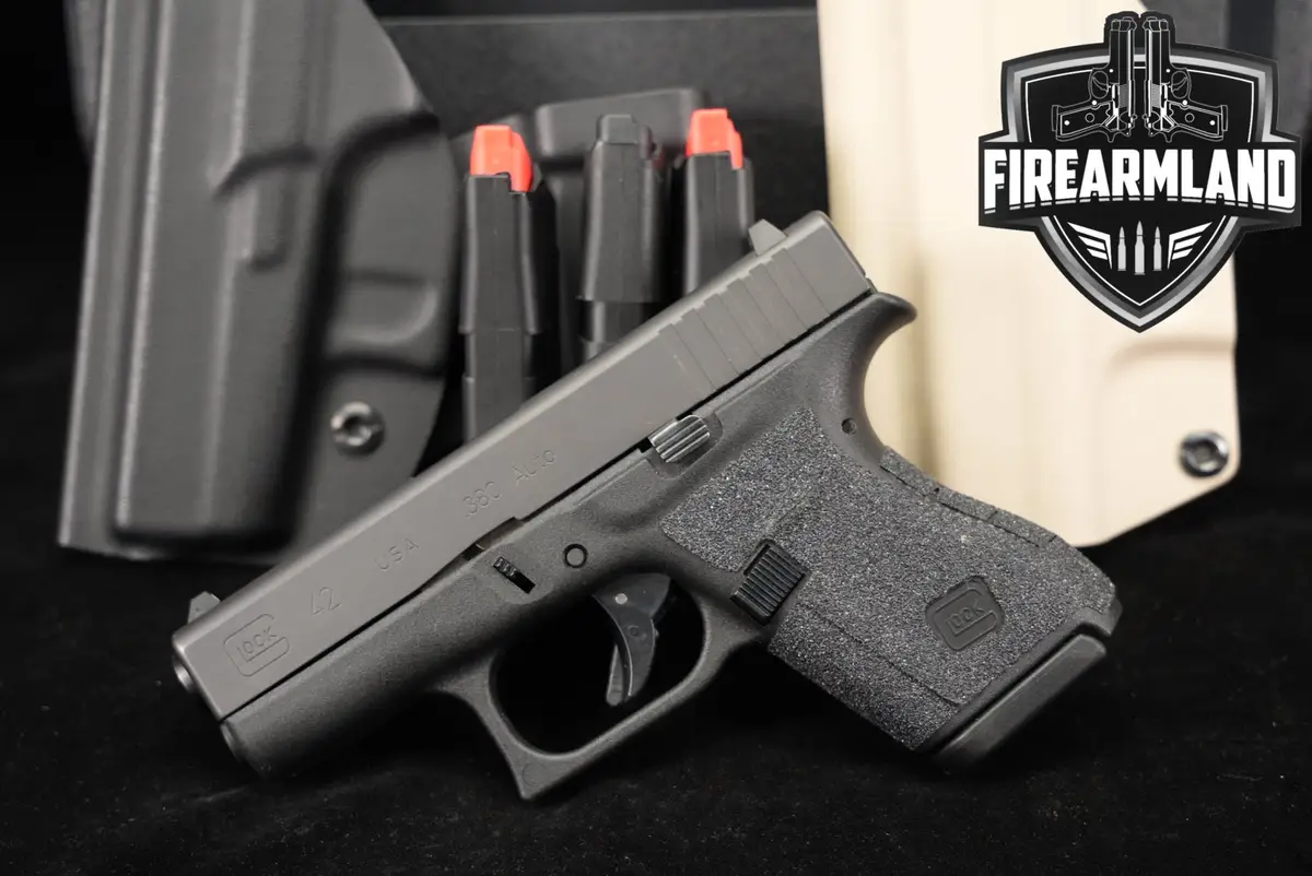 Glock 42 G42 380 ACP 3.25"+4 MAGS, ORIG BOX & HOLSTER