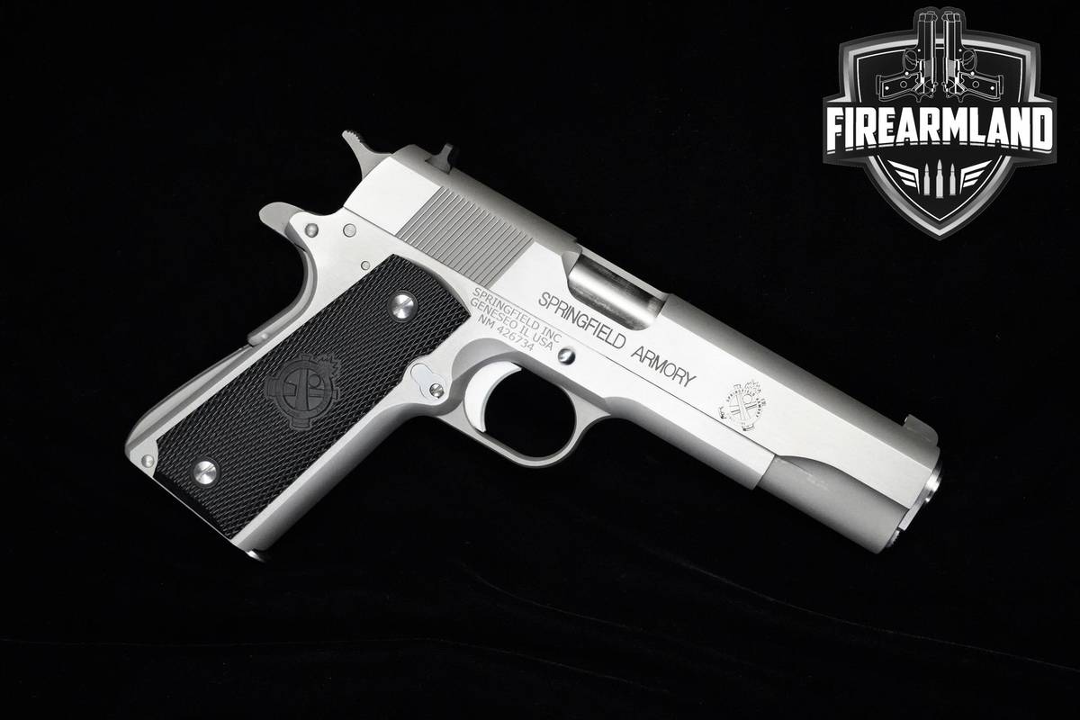 Springfield Armory 1911 Mil-Spec Stainless Steel 45 ACP 5" 1911 +ORIG CASE