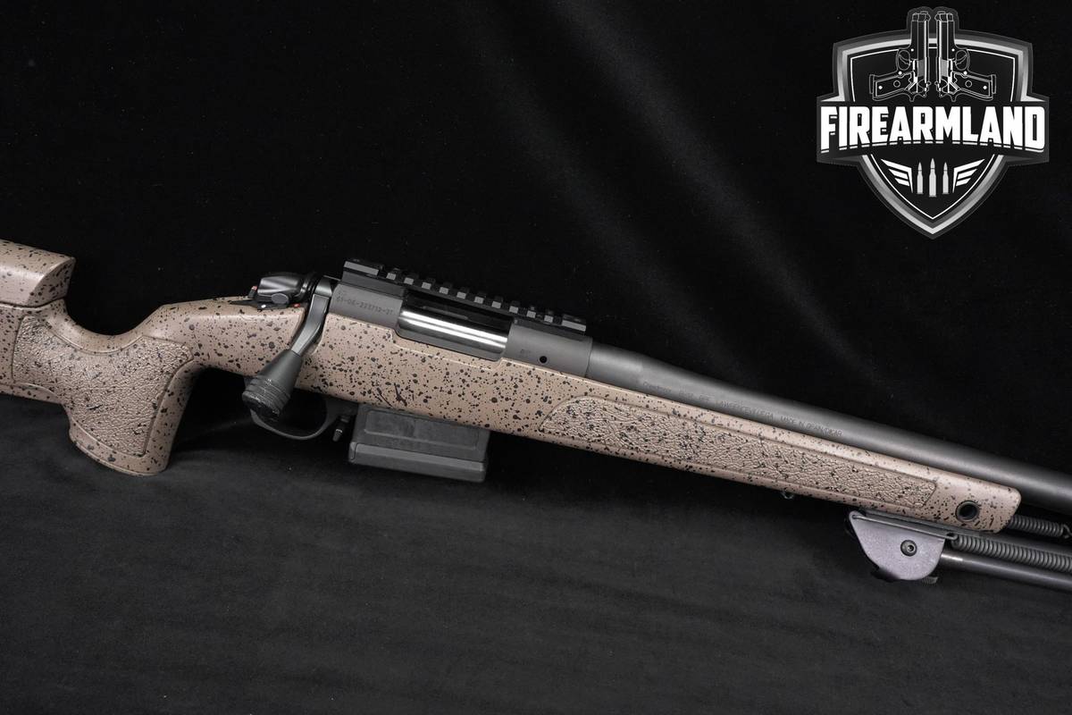 Bergara B-14 HMR Hunting Match Rifle 6.5 Creedmoor 24" Black & Tan Target