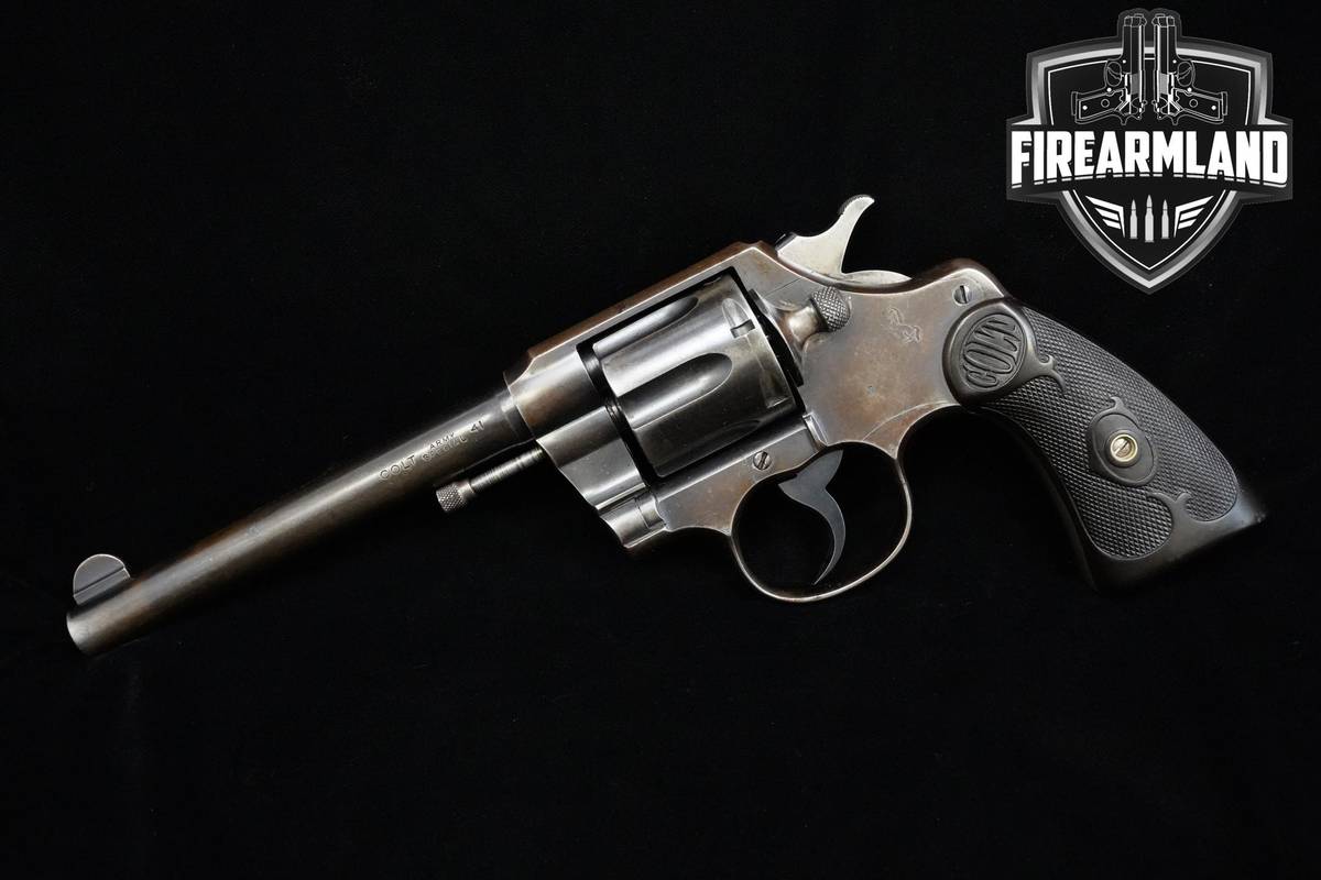 OLD-RELIABLE! 1919 Colt Army Special 41-Colt 6" DA/SA Blued AS