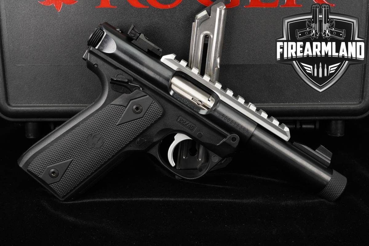 Ruger Mark IV 22/45 Tactical 22LR MK 4 2245 THREADED +2 MAGS & ORIG CASE
