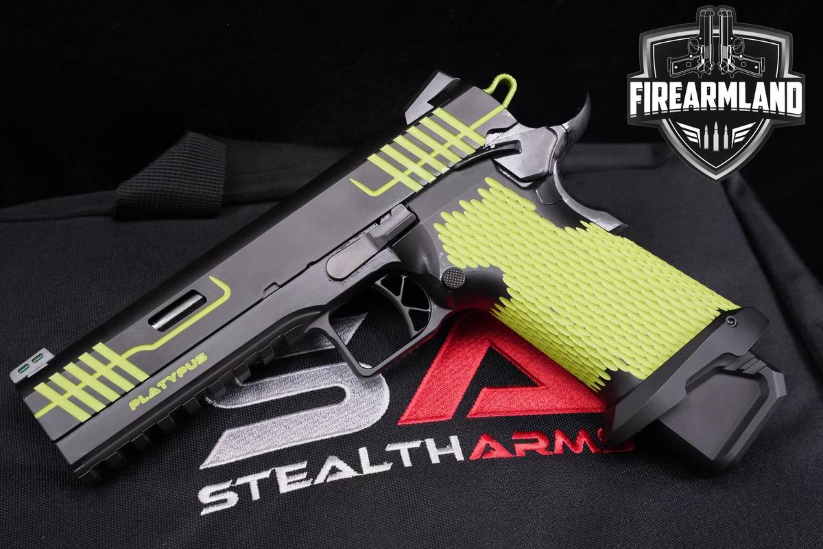 Stealth Arms Platypus 9mm 1911 5.0" 2011 +4 MAGS, ORIG CASE & HOLSTER