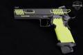Stealth Arms Platypus 9mm Luger (9x19 Para) Does not match any standard finish listed; likely a custom or special-edition Cerakote treatment (base could be Armor Black or Graphite Black, but the overall scheme with neon accents isn’t on the official list). in Excellent Condition Image 3
