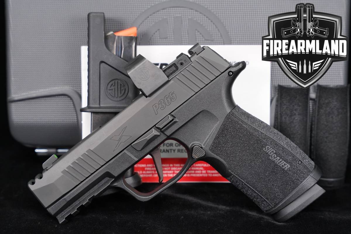 Sig Sauer P365 XMACRO COMP 9mm P 365 X Macro +ROMEOZERO, 2 Mags, OG Case