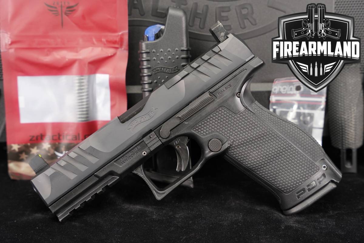 Walther PDP Full Size 4.5" Optics-Ready 9mm +2 MAGS, ORIG CASE & HOLSTER