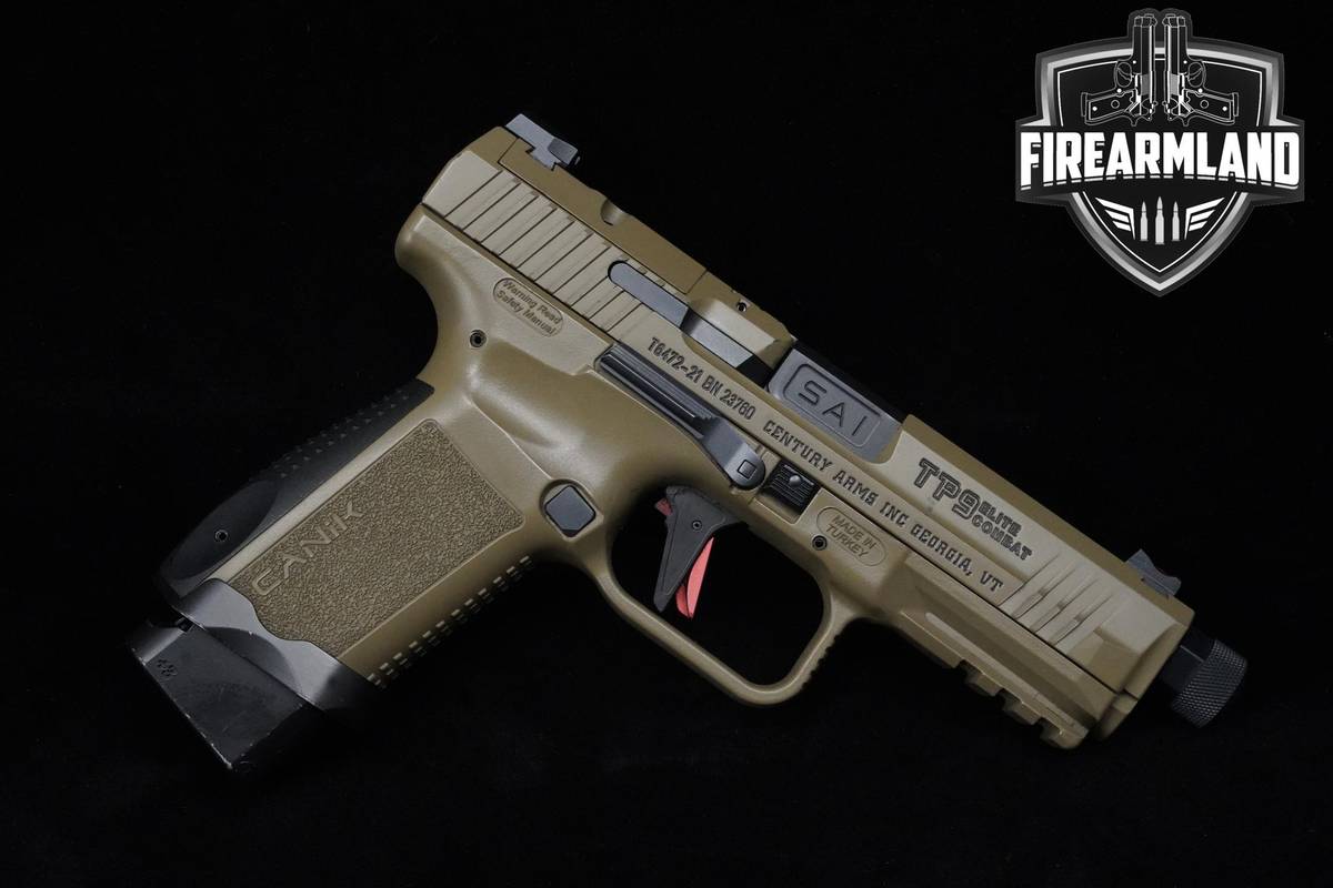 Canik TP9SF Elite Combat 9mm 4.75" FDE TP9SF-Elite-Combat Canik +2 MAGS
